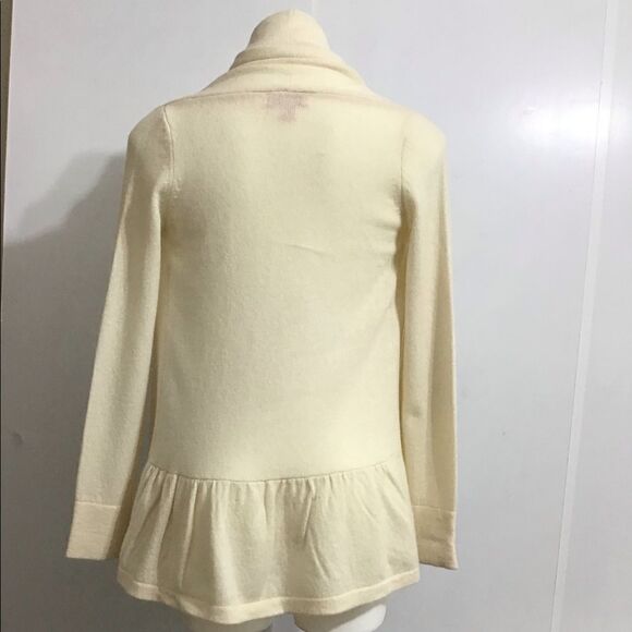 Lily Pulitzer Vintage Cream Cashmere Open Cardigan Sweater Size XS - Picture 8 of 10